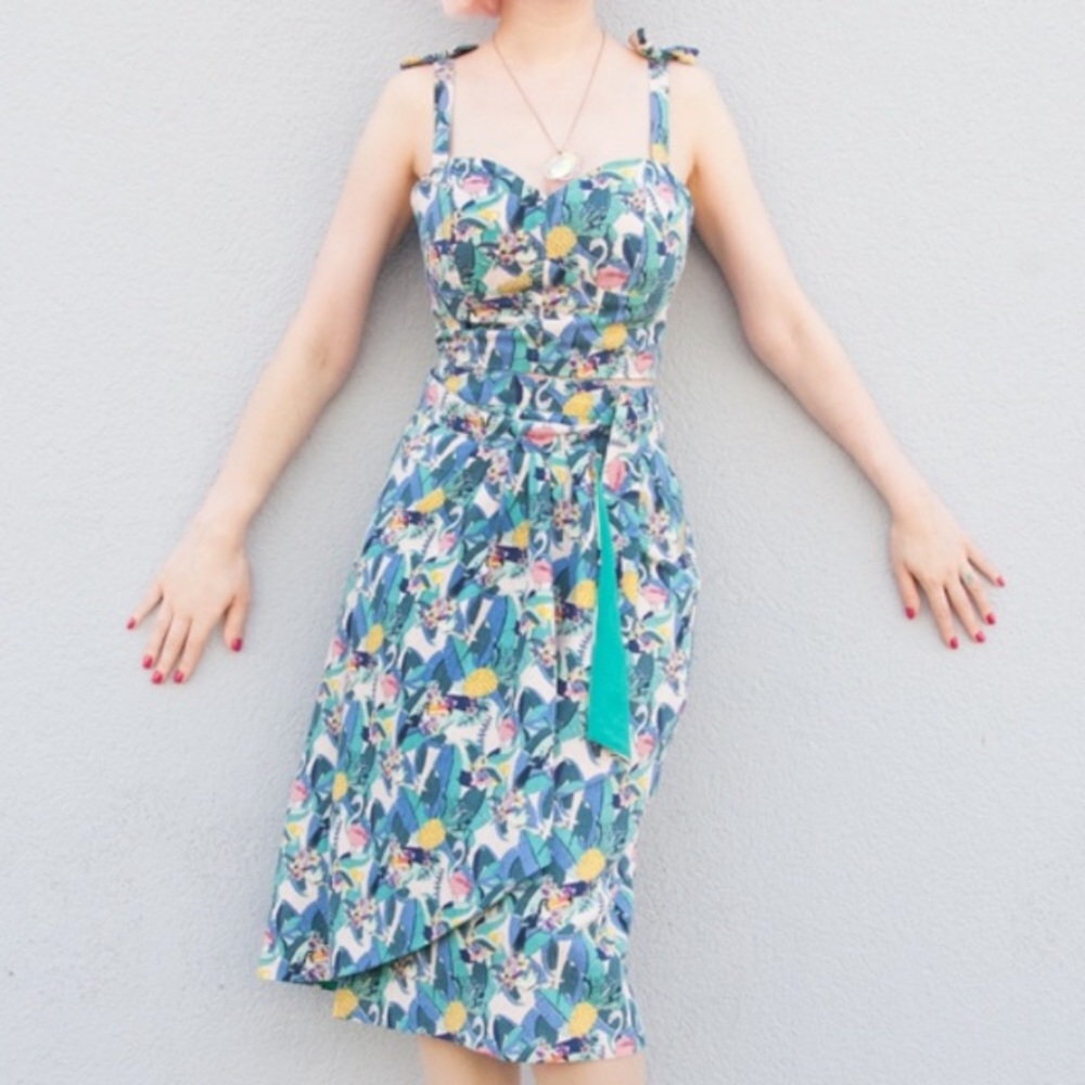 Collectif Tropical Sarong Dress